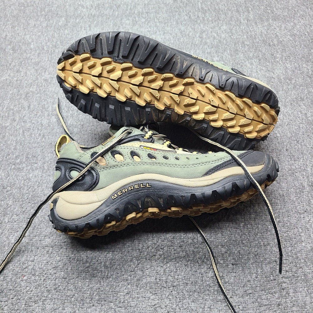 Merrell Reflex II GTX Hiking Shoes Womens 8.5 Green Taupe Excellent Gore-Tex - Picture 3 of 6